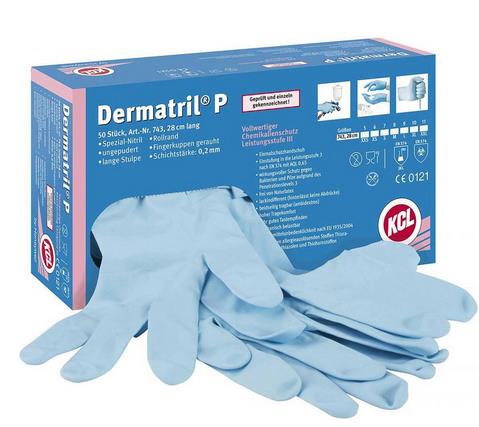 Nitril-Handschuhe Dermatril P 743