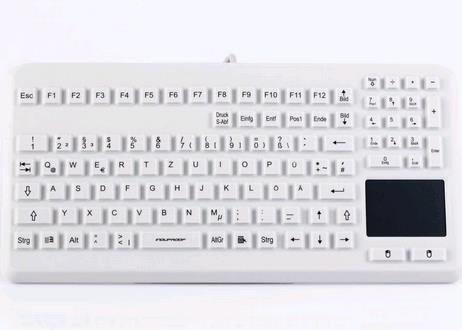 Reinraumtastatur mit integriertem Touchpad