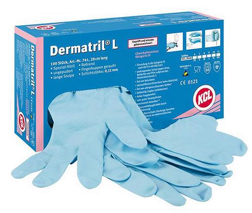 Nitril-Handschuhe Dermatril L 741
