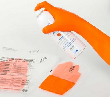 Handschuhe SHIELDskin Xtreme Sterile Orange Nitrile 300 DI
