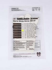 Handschuhe SHIELDskin Xtreme Sterile White Nitrile 330 DI+